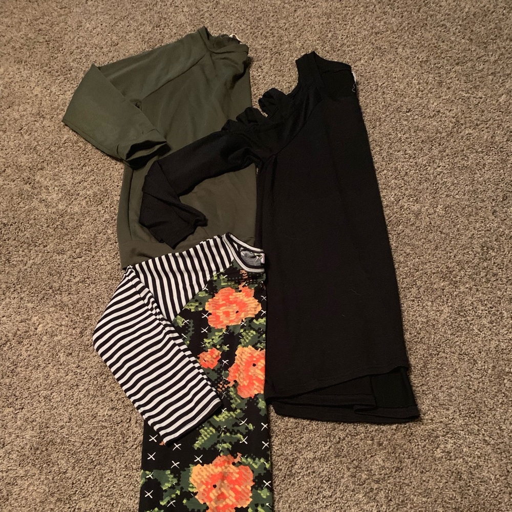 3 long sleeve tops
